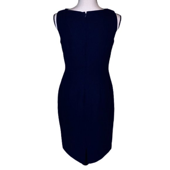 Maggy L Black Sleeveless Sheath Dress Size 4 - Picture 3 of 7